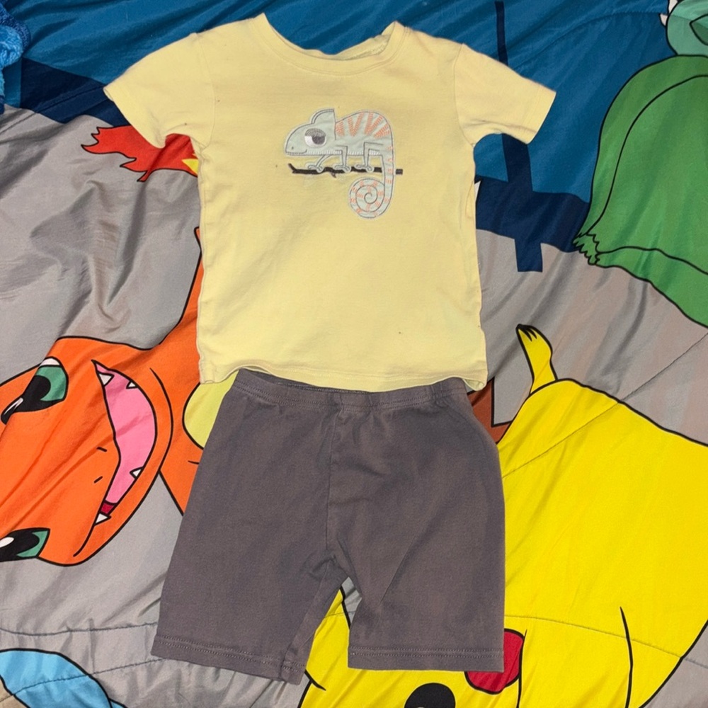 Boys Chameleon Pajama Set